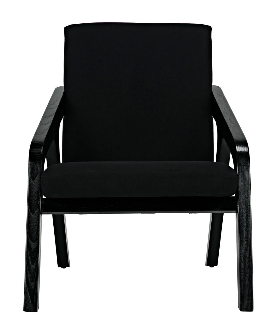 Noir Lamar Chair, Charcoal Black 5 Noir Lamar Chair, Charcoal Black
