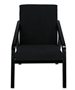 Noir Lamar Chair, Charcoal Black 17 Noir Lamar Chair, Charcoal Black