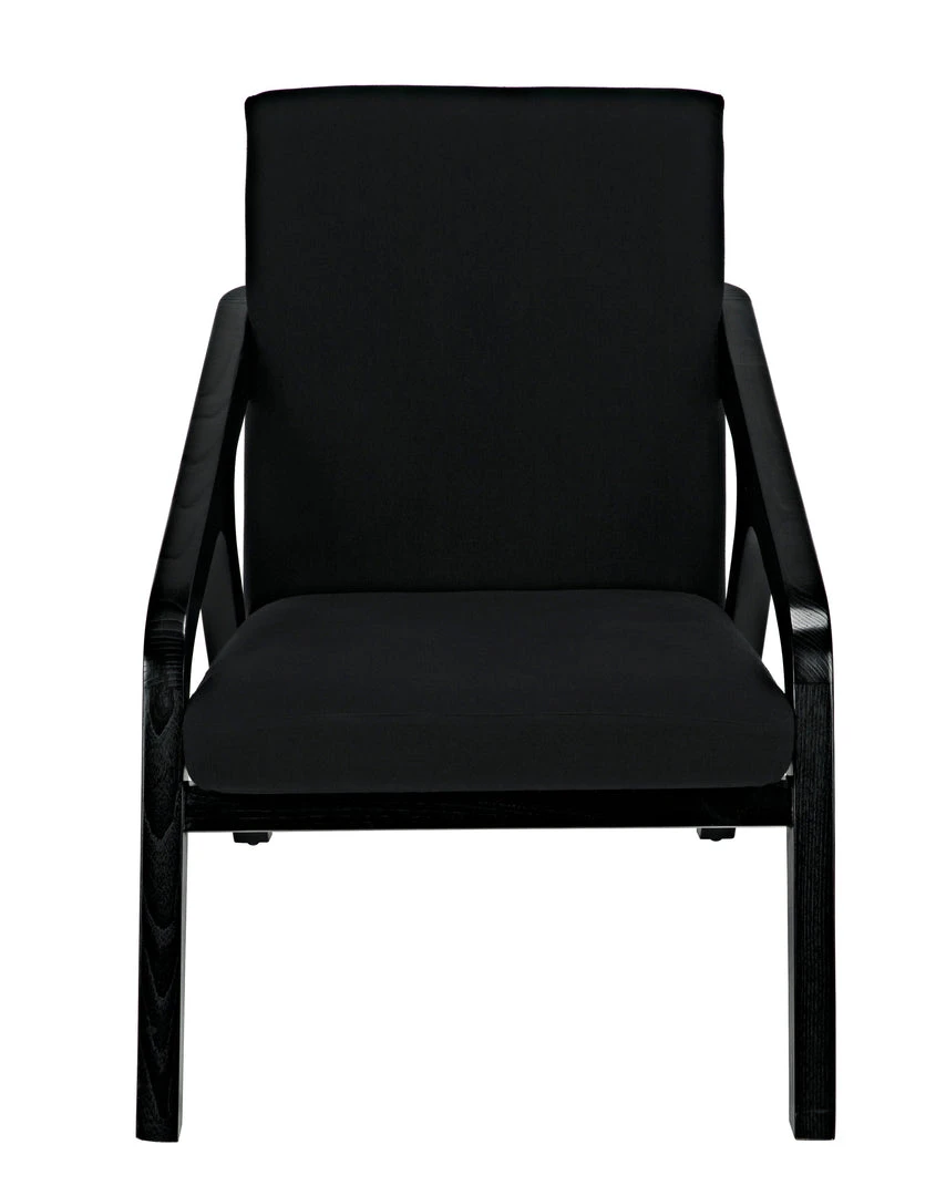 Noir Lamar Chair, Charcoal Black 6 Noir Lamar Chair, Charcoal Black