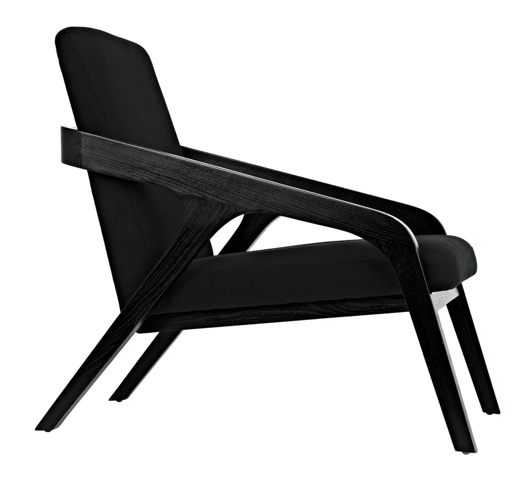 Noir Lamar Chair, Charcoal Black 8 Noir Lamar Chair, Charcoal Black