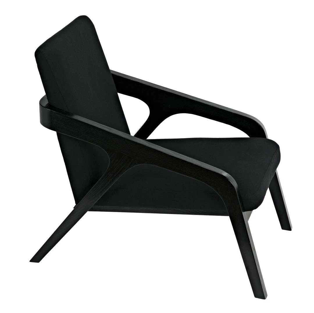 Noir Lamar Chair, Charcoal Black 9 Noir Lamar Chair, Charcoal Black