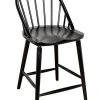 Bar & Counter Stools Noir Gloster Counter Chair, Charcoal Black