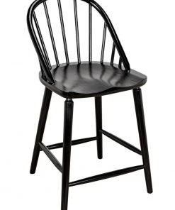 Bar & Counter Stools Noir Gloster Counter Chair, Charcoal Black