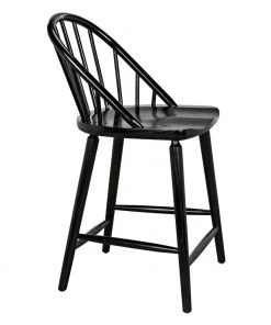 Bar & Counter Stools Noir Gloster Counter Chair, Charcoal Black