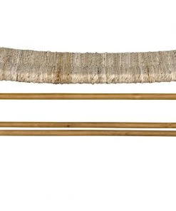 Benches, Ottomans & Poufs Noir Stockholm Bench With Woven