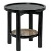 Noir Hide Away Side Table, Charcoal Black Side & End Tables 2 Noir Hide Away Side Table, Charcoal Black Side & End Tables