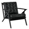 Noir Lauda Chair With Black Leather LIVING ROOM