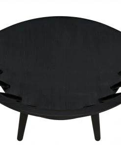 Noir Pauline Chair, Charcoal Black