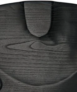 Noir Figaro Charcoal Black Chair With Jewelry Box LIVING ROOM