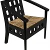 Noir Humboldt Chair, Charcoal Black LIVING ROOM
