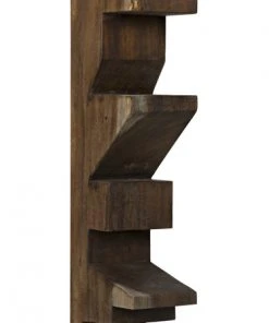 Noir Totem Statue, Teak HOME OFFICE