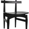 Noir Azumi Chair, Charcoal Black
