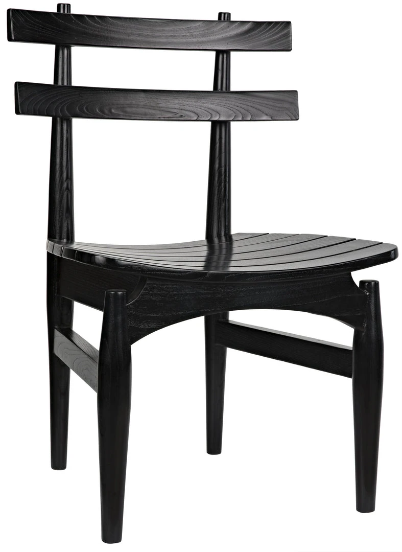 Noir Azumi Chair, Charcoal Black 3 Noir Azumi Chair, Charcoal Black