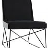 Noir Wiki Chair With Metal Frame LIVING ROOM 2 Noir Wiki Chair With Metal Frame LIVING ROOM