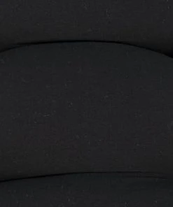 Noir Hanzo Chair With Metal Legs, Charcoal Black LIVING ROOM