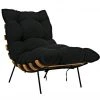 Noir Hanzo Chair With Metal Legs, Teak LIVING ROOM