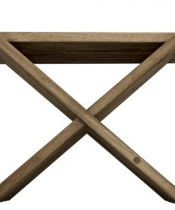 LIVING ROOM Noir Dede Stool, Teak