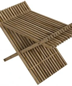 LIVING ROOM Noir Dede Stool, Teak