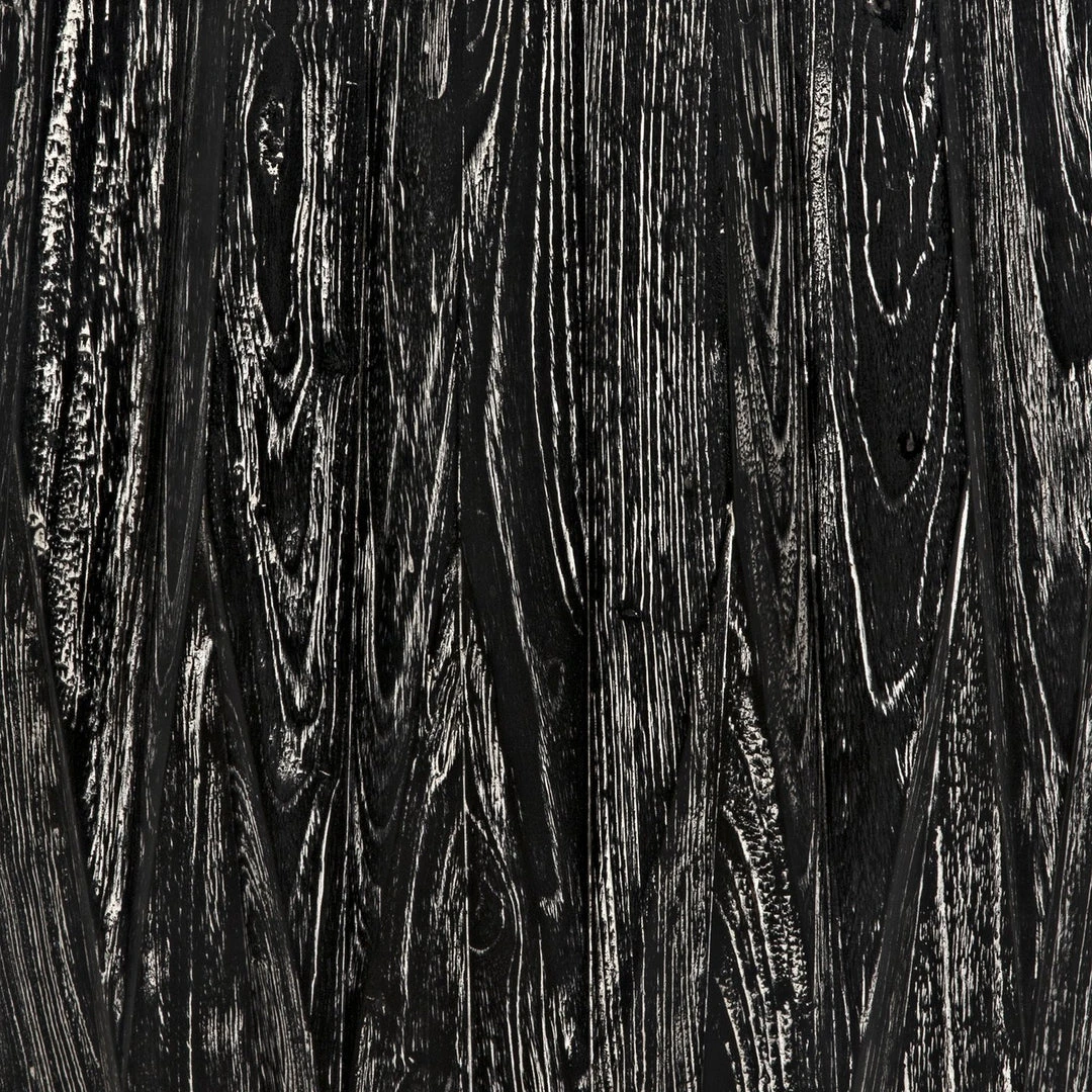 Noir Tamela Stool/Side Table, Cinder Black 4 Noir Tamela Stool/Side Table, Cinder Black