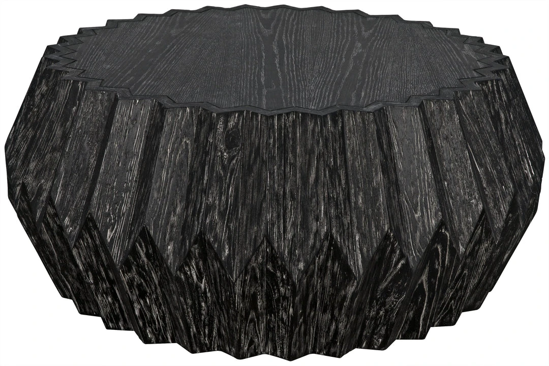 Noir Tamela Coffee Table, Cinder Black 3 Noir Tamela Coffee Table, Cinder Black