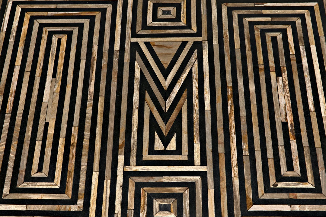 LIVING ROOM Noir Deco Onyx Inlaid Coffee Table With Metal Legs 10 LIVING ROOM Noir Deco Onyx Inlaid Coffee Table With Metal Legs