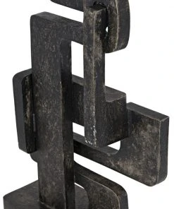 Noir Kubric Sculpture, Aluminum DECOR