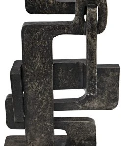 Noir Kubric Sculpture, Aluminum DECOR