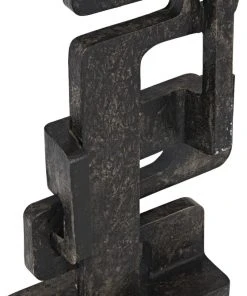 Noir Kubric Sculpture, Aluminum DECOR