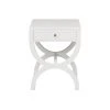 Worlds Away One Drawer Side Table In White Lacquer 2 Worlds Away One Drawer Side Table In White Lacquer