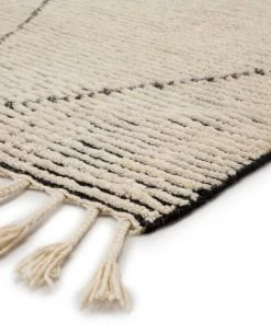 RUGS Jaipur Living Ammil Hand-Knotted Trellis Cream/ Black Area Rug