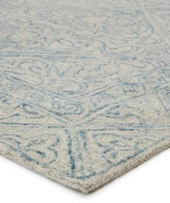 Jaipur Living Carmen Handmade Trellis Blue/ Light Gray Area Rug RUGS