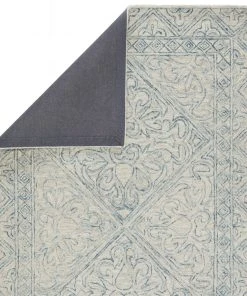 Jaipur Living Carmen Handmade Trellis Blue/ Light Gray Area Rug RUGS