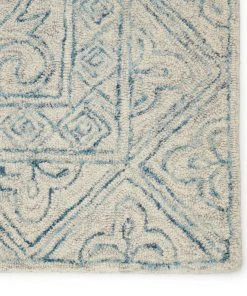 Jaipur Living Carmen Handmade Trellis Blue/ Light Gray Area Rug RUGS