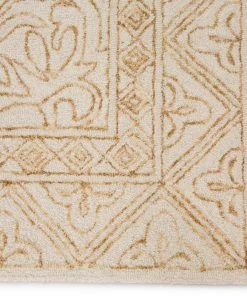 Jaipur Living Carmen Handmade Trellis Yellow/ Cream Area Rug RUGS