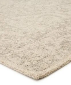 Jaipur Living Lena Handmade Medallion Light Gray/ Cream Area Rug RUGS
