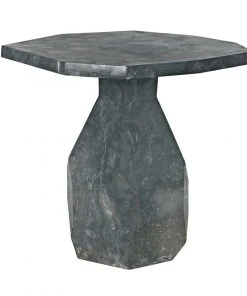 Noir Polyhedron Side Table, Black Marble 16 Noir Polyhedron Side Table, Black Marble