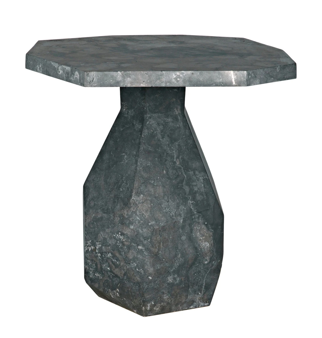 Noir Polyhedron Side Table, Black Marble 7 Noir Polyhedron Side Table, Black Marble