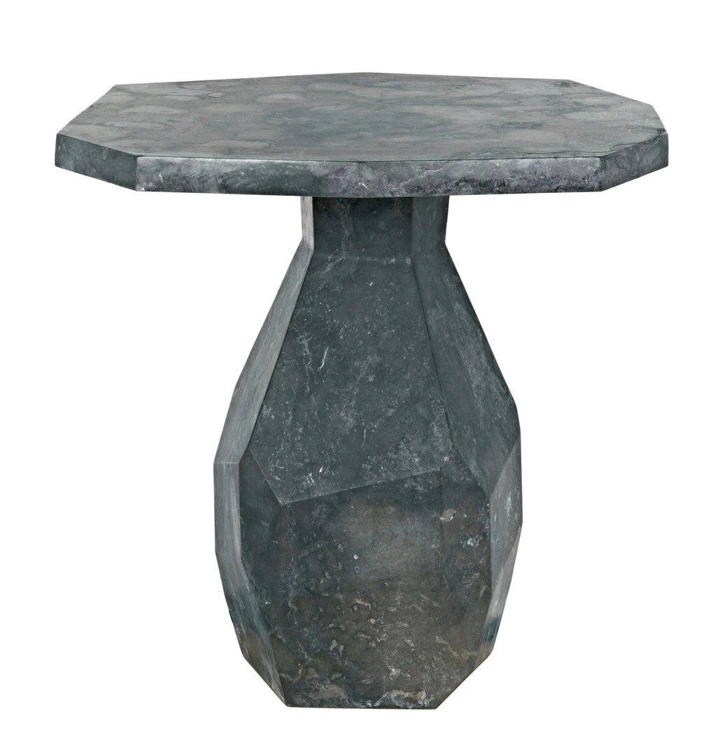 Noir Polyhedron Side Table, Black Marble 3 Noir Polyhedron Side Table, Black Marble