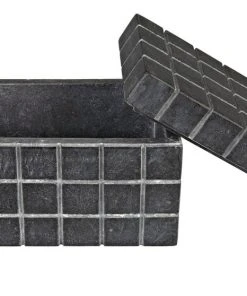 Noir Berlin Box Set Of 2, Black Marble DECOR