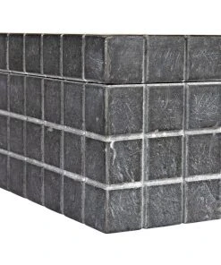 Noir Berlin Box Set Of 2, Black Marble DECOR