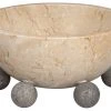 DECOR Noir Bala Bowl, White Marble