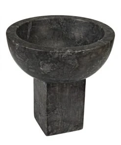 Noir Zeta Bowl, Black Marble DECOR