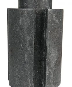 Noir Doom Candle Holder Set Of 2, Black Marble Candle Holders & Hurricanes 15 Noir Doom Candle Holder Set Of 2, Black Marble Candle Holders & Hurricanes