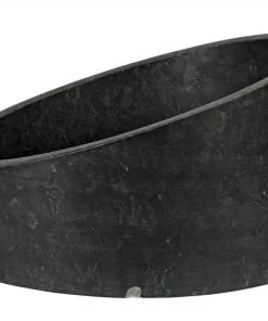 DECOR Noir Marshall Bowl, Black Marble