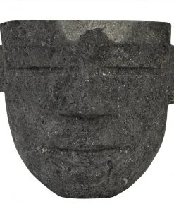 Noir Moore Hanging Mask, Black Marble DECOR