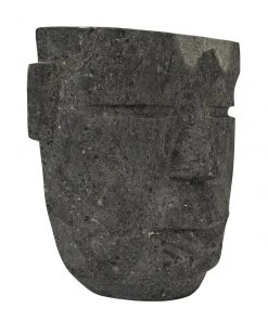 Noir Moore Hanging Mask, Black Marble DECOR