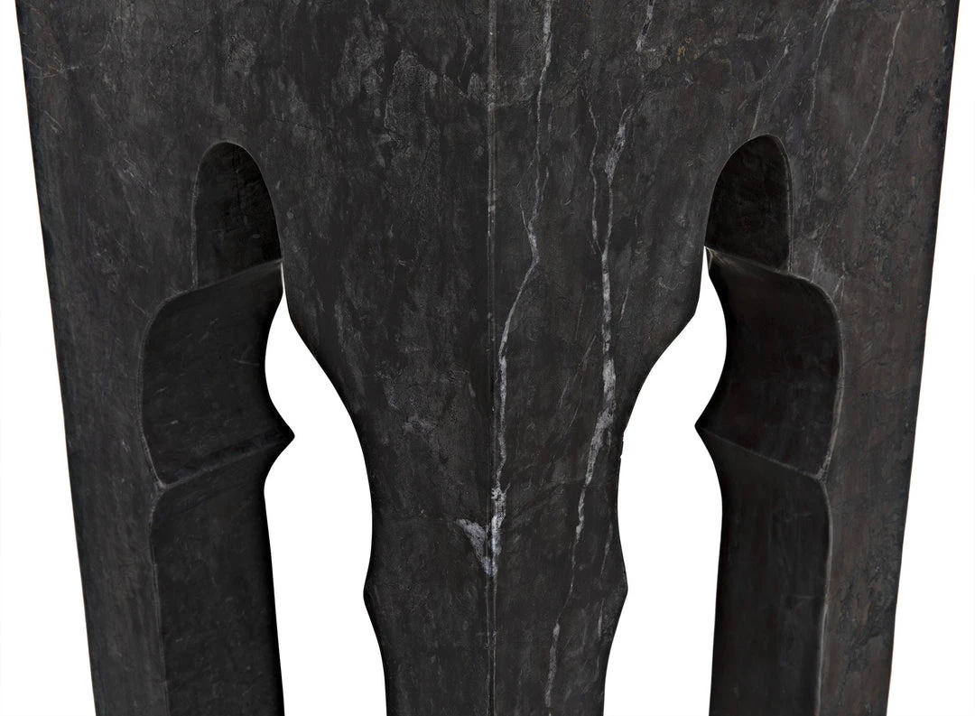 Side & End Tables Noir Navalny Side Table, Black Marble 10 Side & End Tables Noir Navalny Side Table, Black Marble