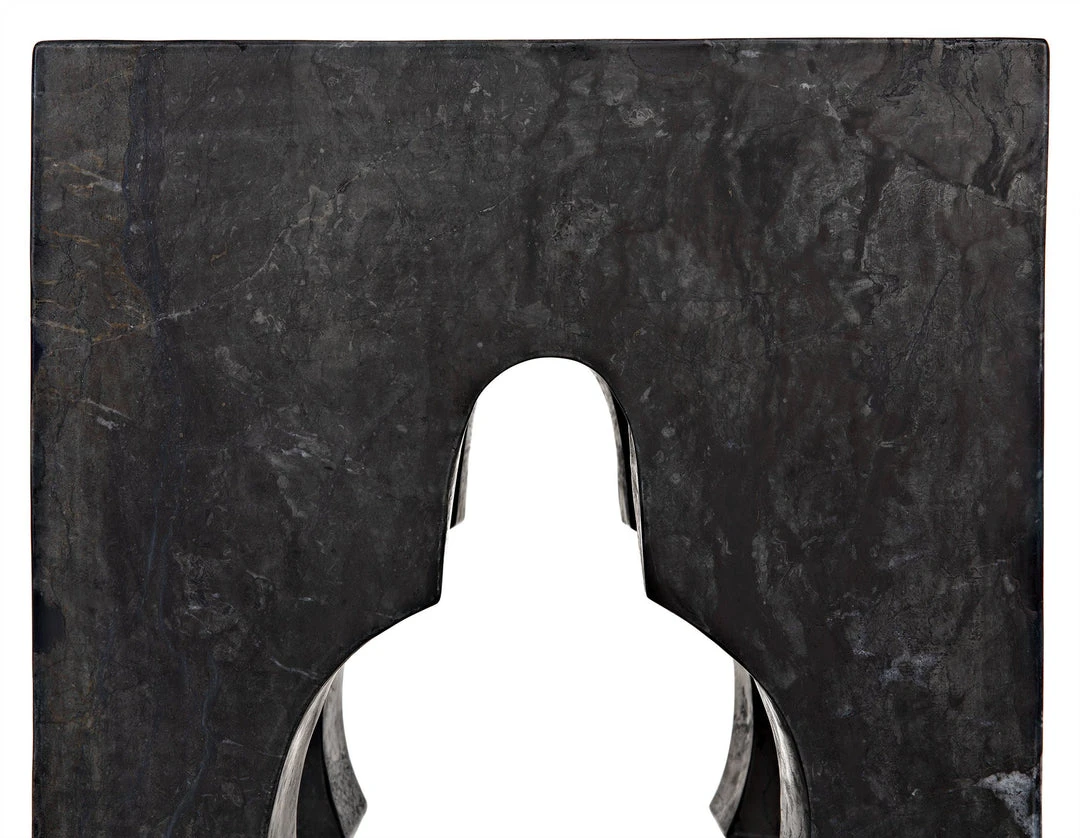 Side & End Tables Noir Navalny Side Table, Black Marble 11 Side & End Tables Noir Navalny Side Table, Black Marble