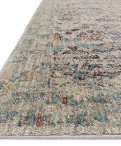 Loloi Anastasia Power Loomed Silver / Plum Rug RUGS