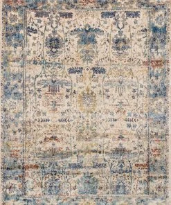 Loloi Anastasia Power Loomed Sand / Lt. Blue Rug RUGS